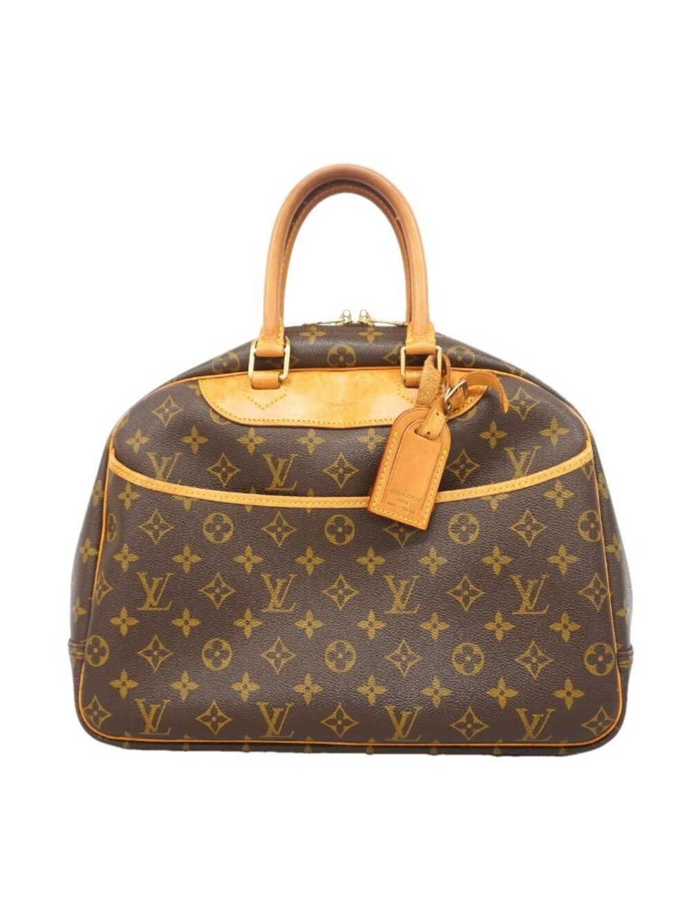 Louis Vuitton Handbag Monogram Deauville Brown